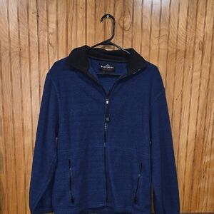 Men's Blue Full-Zip Jacket Size Medium